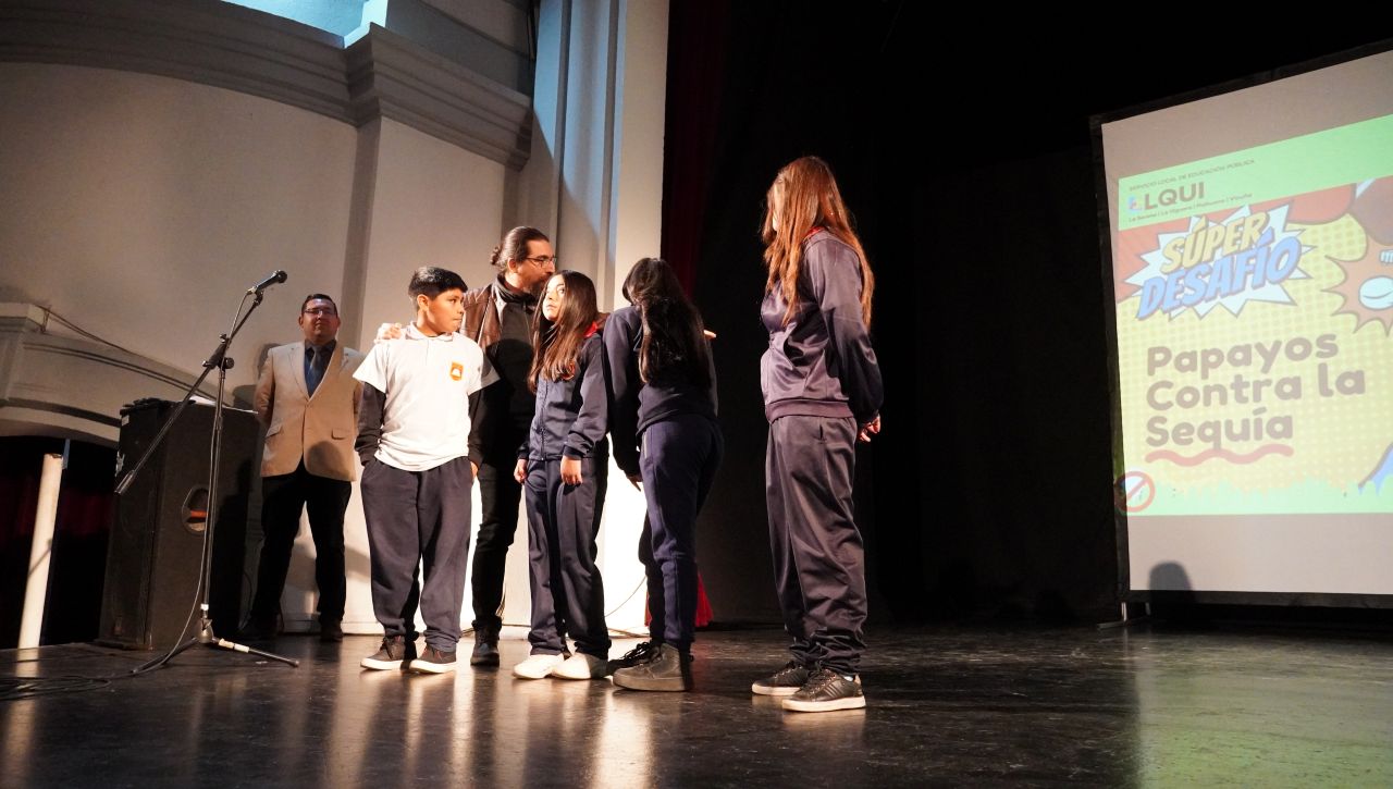 Colegio Saturno de La Serena presentó “Papayos contra la sequía” serie del Consejo Nacional de Televisión Infantil