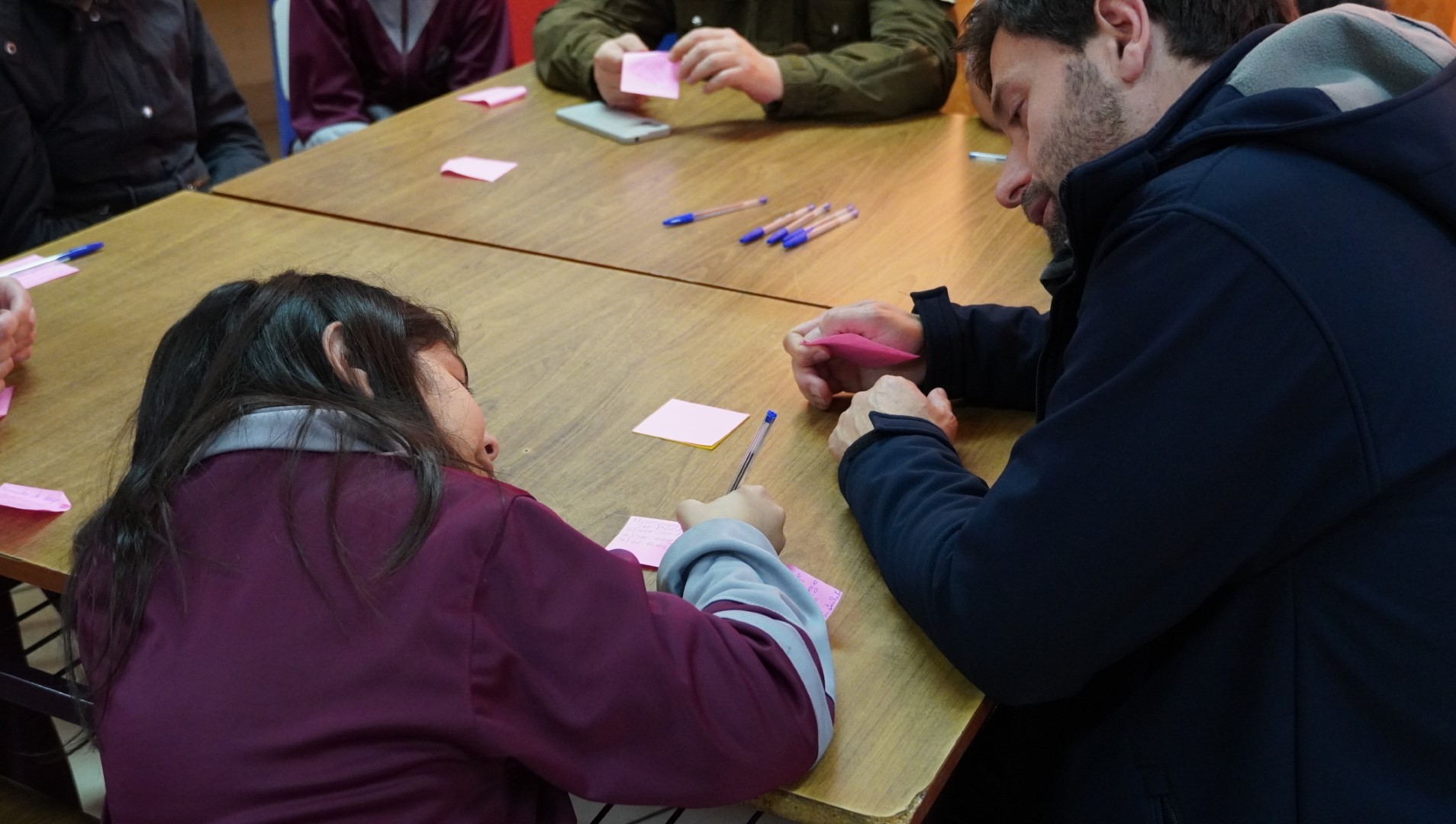 Colegio Caleta San Pedro fue sede regional de la jornada “Presentes contra la Violencia”