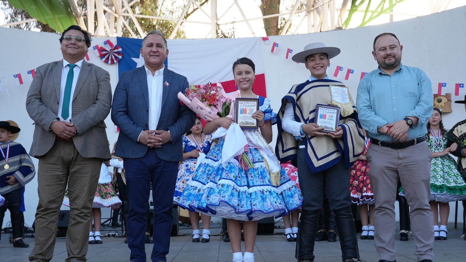 La Serena y Combarbalá se coronan en la 45ª Muestra Regional de Cueca Escolar en Vicuña