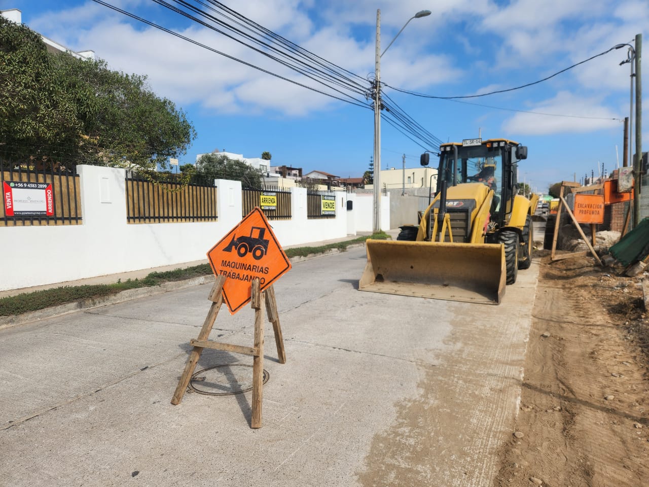 Más de un 50% de avance presentan las obras de ampliación de redes de Aguas del Valle en Coquimbo