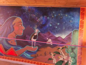 Estudiantes del Valle de Elqui realizan mural en homenaje a Gabriela Mistral en Vicuña