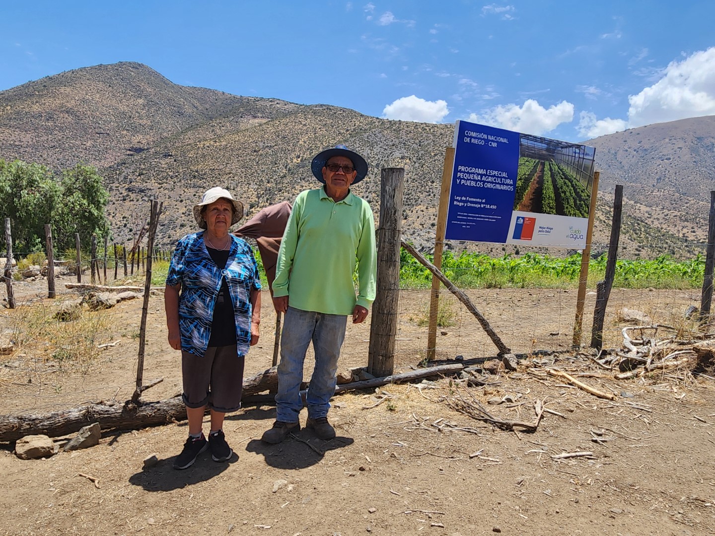 Agricultora salamanquina optimiza el riego de sus cultivos mediante proyecto bonificado por Banco de Proyectos de la CNR