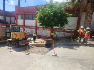 Cerca del 50% de avance presentan las obras de renovación de redes de Aguas del Valle en Avenida Videla de Coquimbo