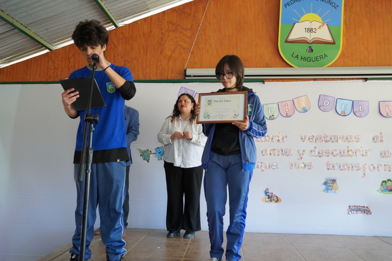 Colegio Pedro Pablo Muñoz de La Higuera conmemoró el Día del Libro