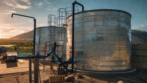 Aguas del Valle invierte cerca de $ 300 millones en la construcción de un nuevo estanque de agua potable en Andacollo