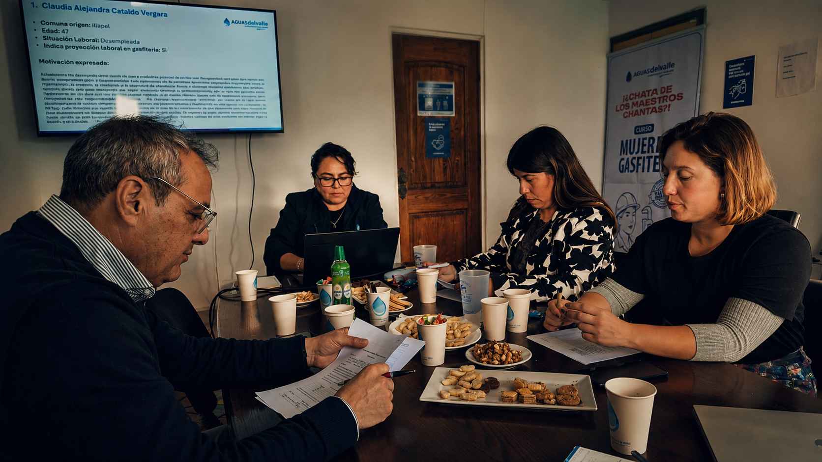 El Illapel comienza la evaluación de las postulaciones al Programa Mujeres Gásfiter de Aguas del Valle