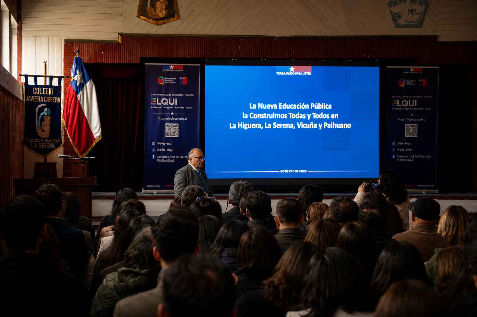 Pedro Esparza, director SLEP Elqui en Cuenta Pública: “Los recursos los invertimos en las comunidades educativas”