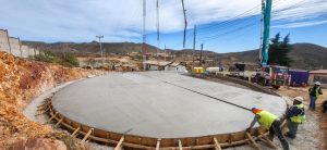 Más de un 80% de avance presenta la construcción del nuevo estanque de Aguas del Valle en Andacollo