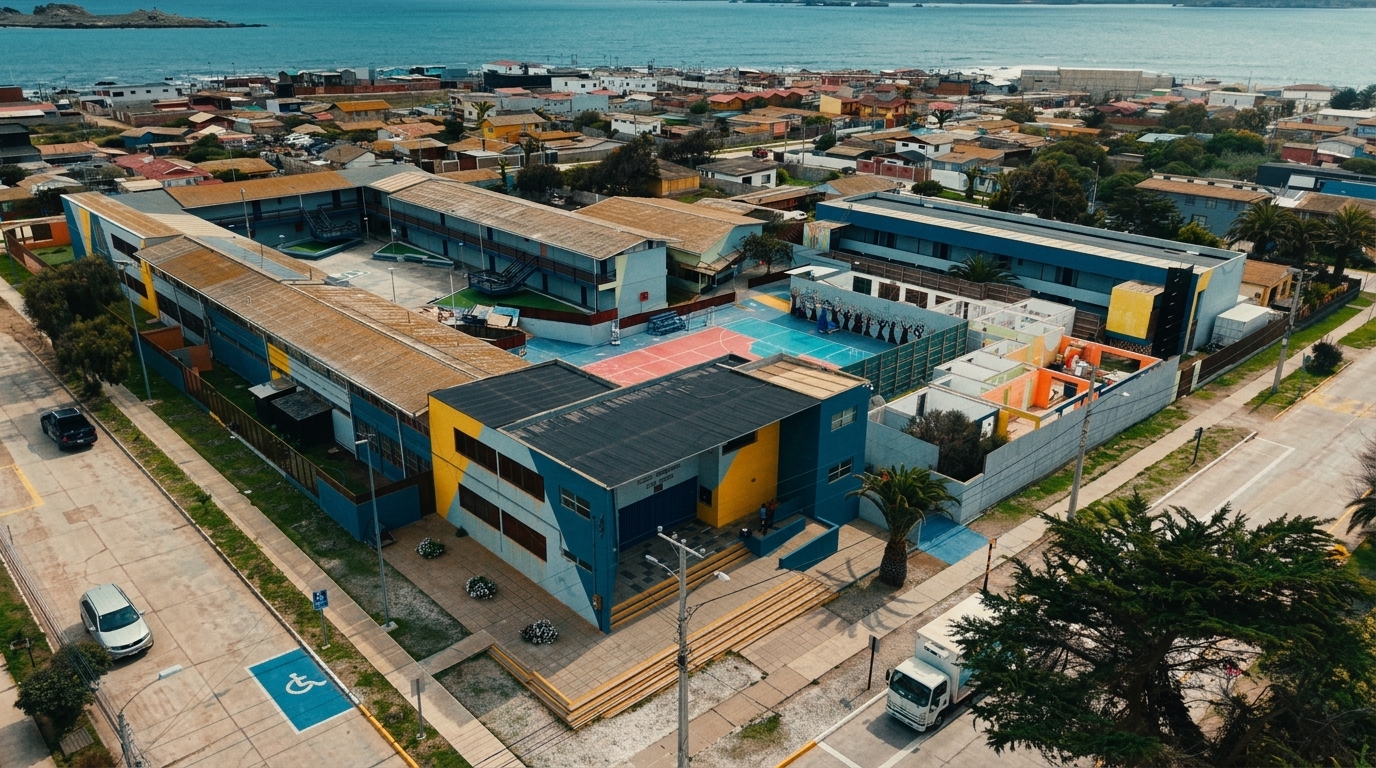 Municipalidad de Los Vilos presenta querella criminal ante robo de cañerías en el Liceo Nicolás Federico Lohse Vargas