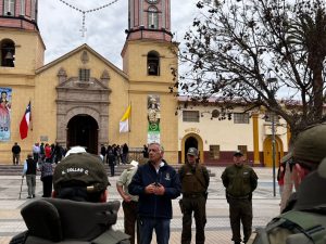 Municipio de Andacollo y las policías despliegan un robusto plan de seguridad para recibir a miles de peregrinos y turistas en la Fiesta Chica
