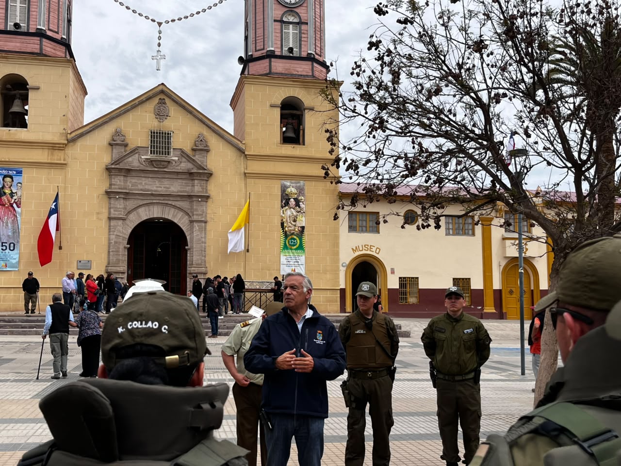 Municipio de Andacollo y las policías despliegan un robusto plan de seguridad para recibir a miles de peregrinos y turistas en la Fiesta Chica